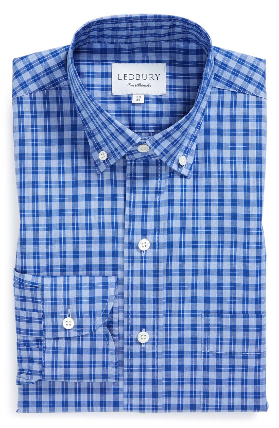 Ledbury 'Rhea' Slim Fit Check Dress Shirt Nordstrom