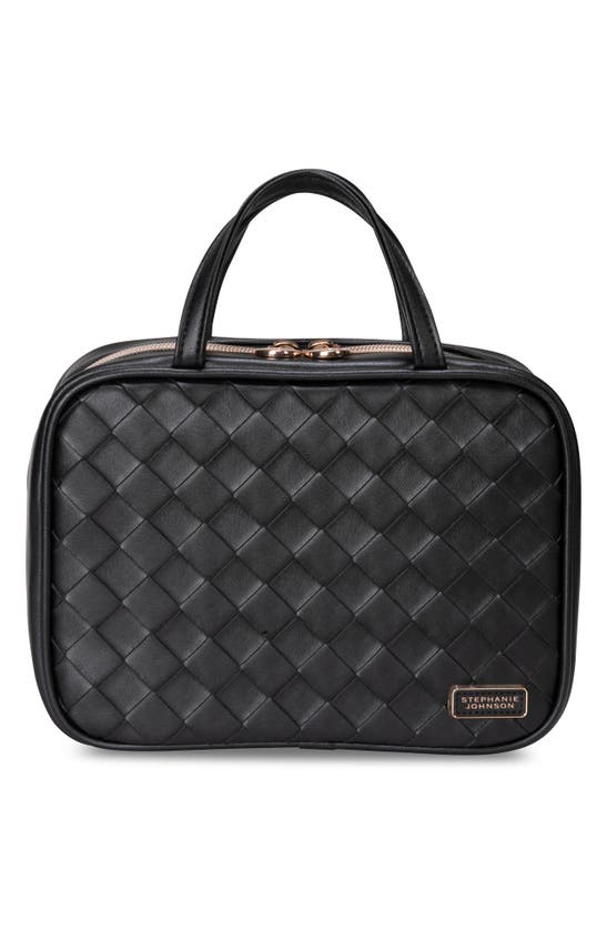 Shop Stephanie Johnson Belize Raven Martha Large Briefcase Cosmetics Case In Black