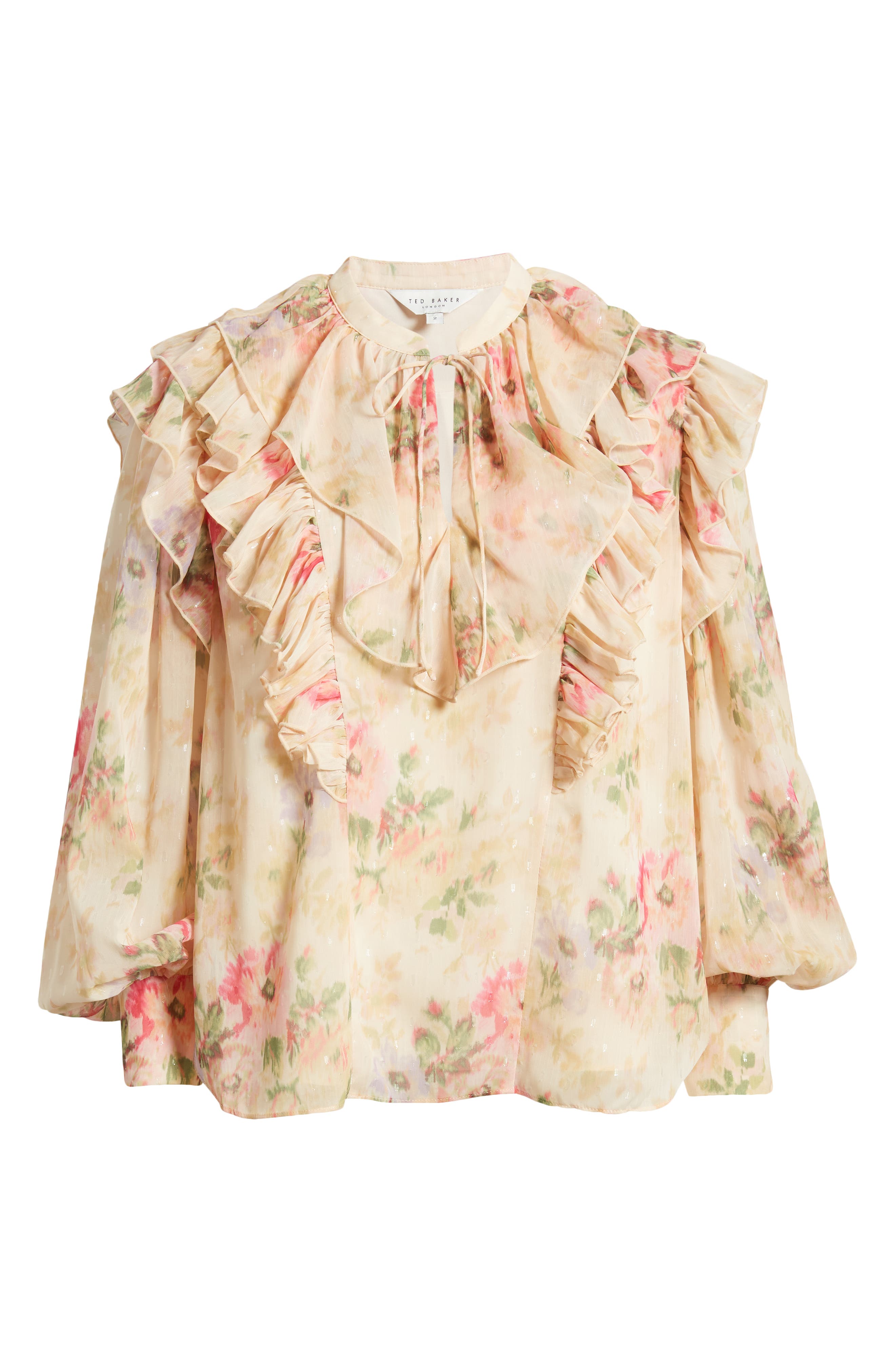 ted baker ruffle blouse