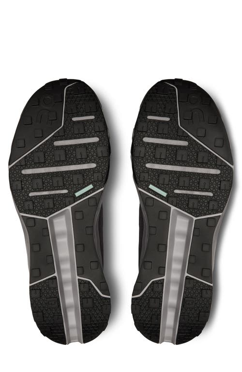 On Cloudhoriz Hiking Shoe In Black/alloy