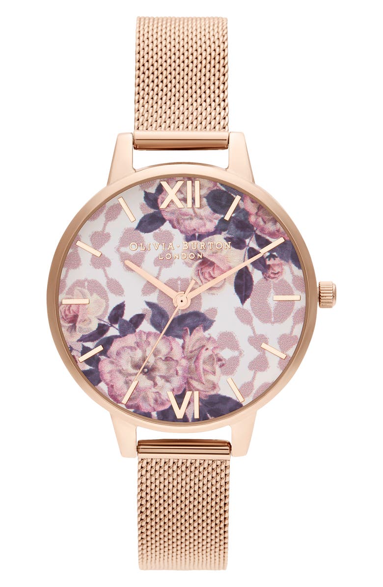 Olivia Burton Wild Flower Bracelet Watch 34mm Nordstrom