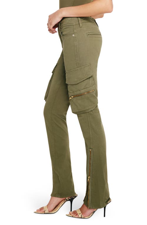 Shop Good American Skinny Twill Cargo Pants In Fatigue001