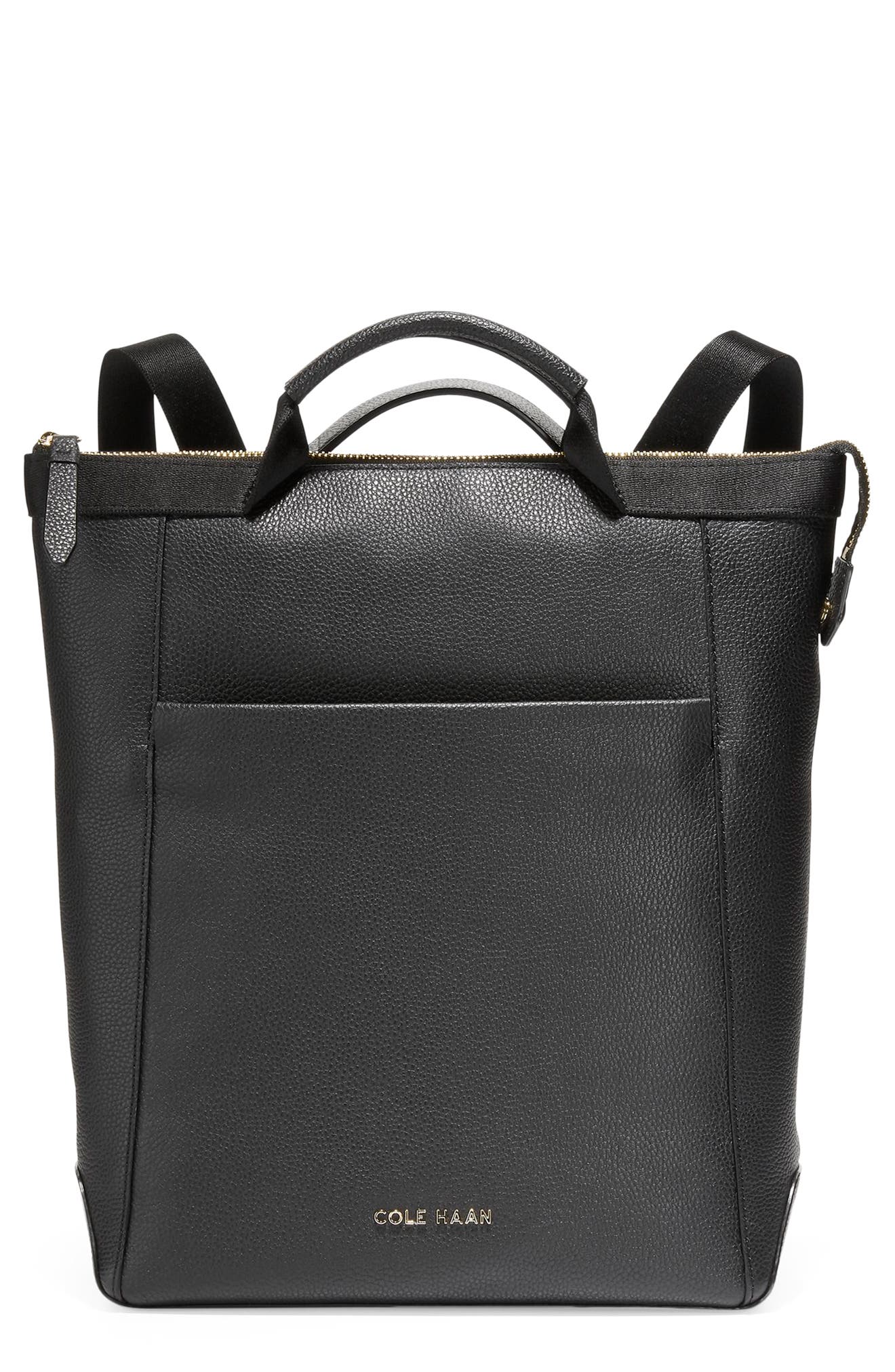 cole haan pebble leather backpack black Women's Davis Backpack, Garnet : Clothing, Shoes & Jewelry Leather body Cole Haan Grand Ambition Convertible