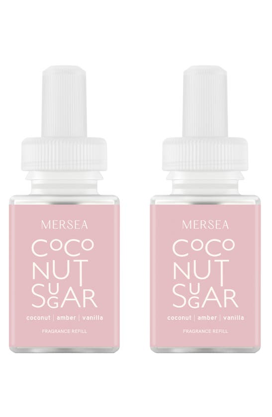 Shop Pura X Mersea Saltaire 2-pack Diffuser Fragrance Refills In Coconut Sugar