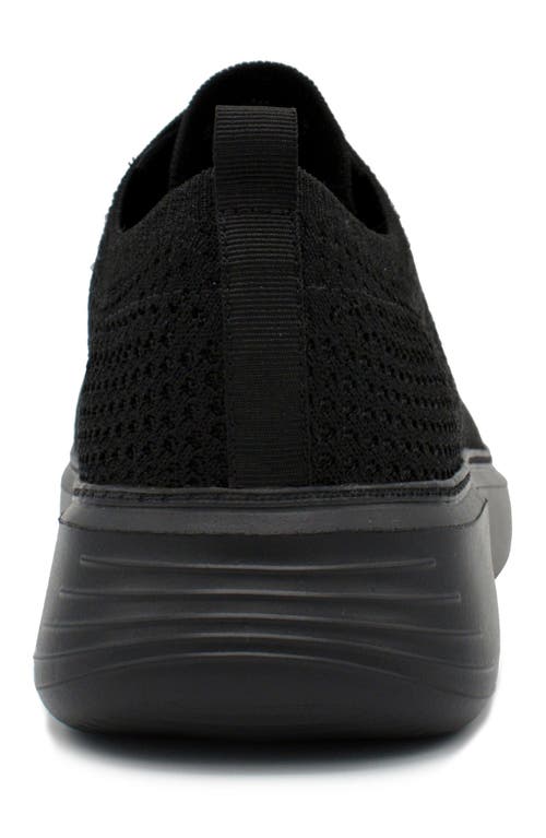 Shop Delo Go Green Mesh Sneaker In Black/black