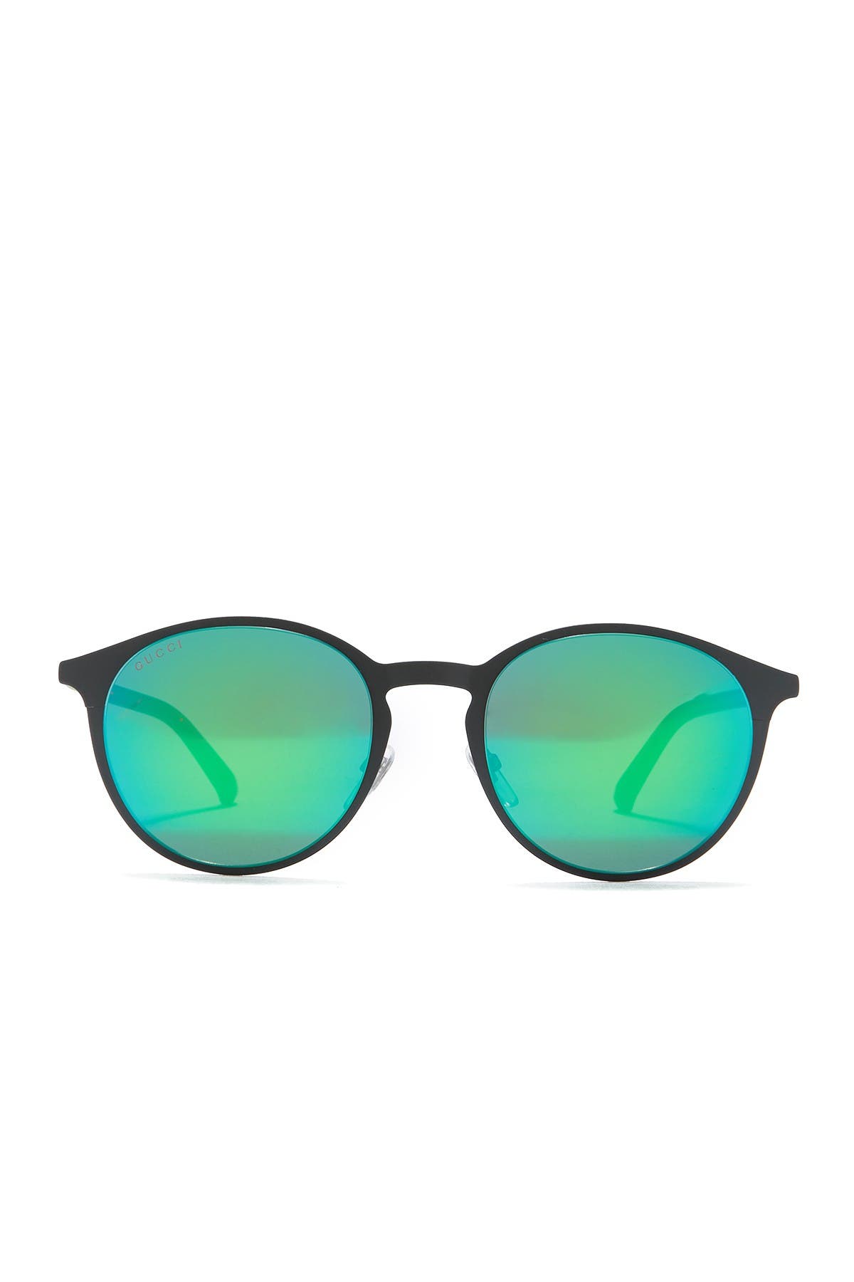 gucci 52mm round cat eye sunglasses