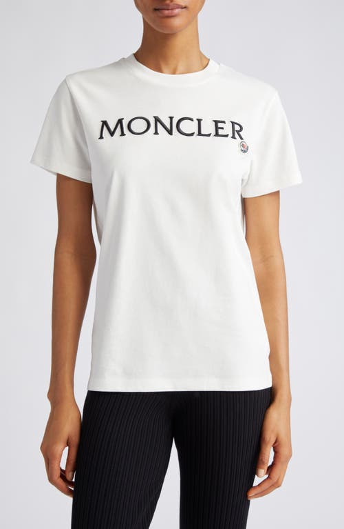 Moncler Logo Embroidered T-Shirt at Nordstrom,