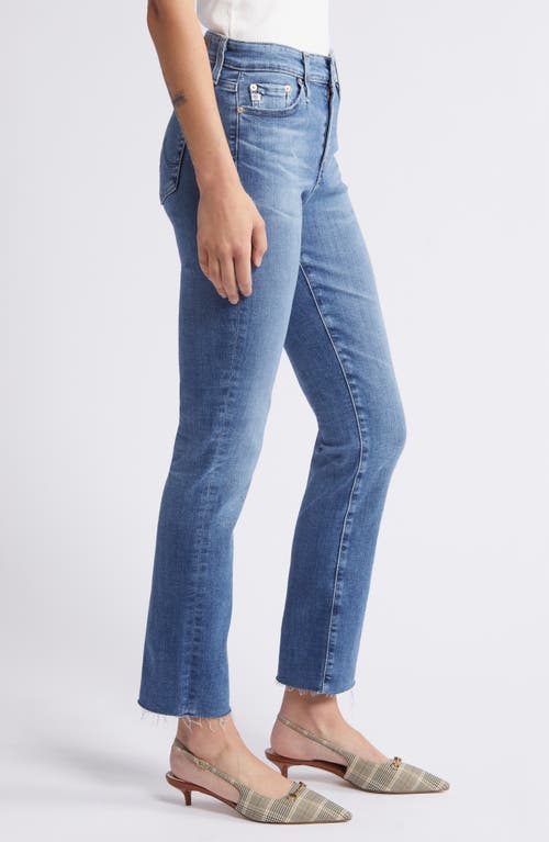 Shop Ag Mari Raw Hem Slim Straight Leg Jeans In 13 Years Reinvention