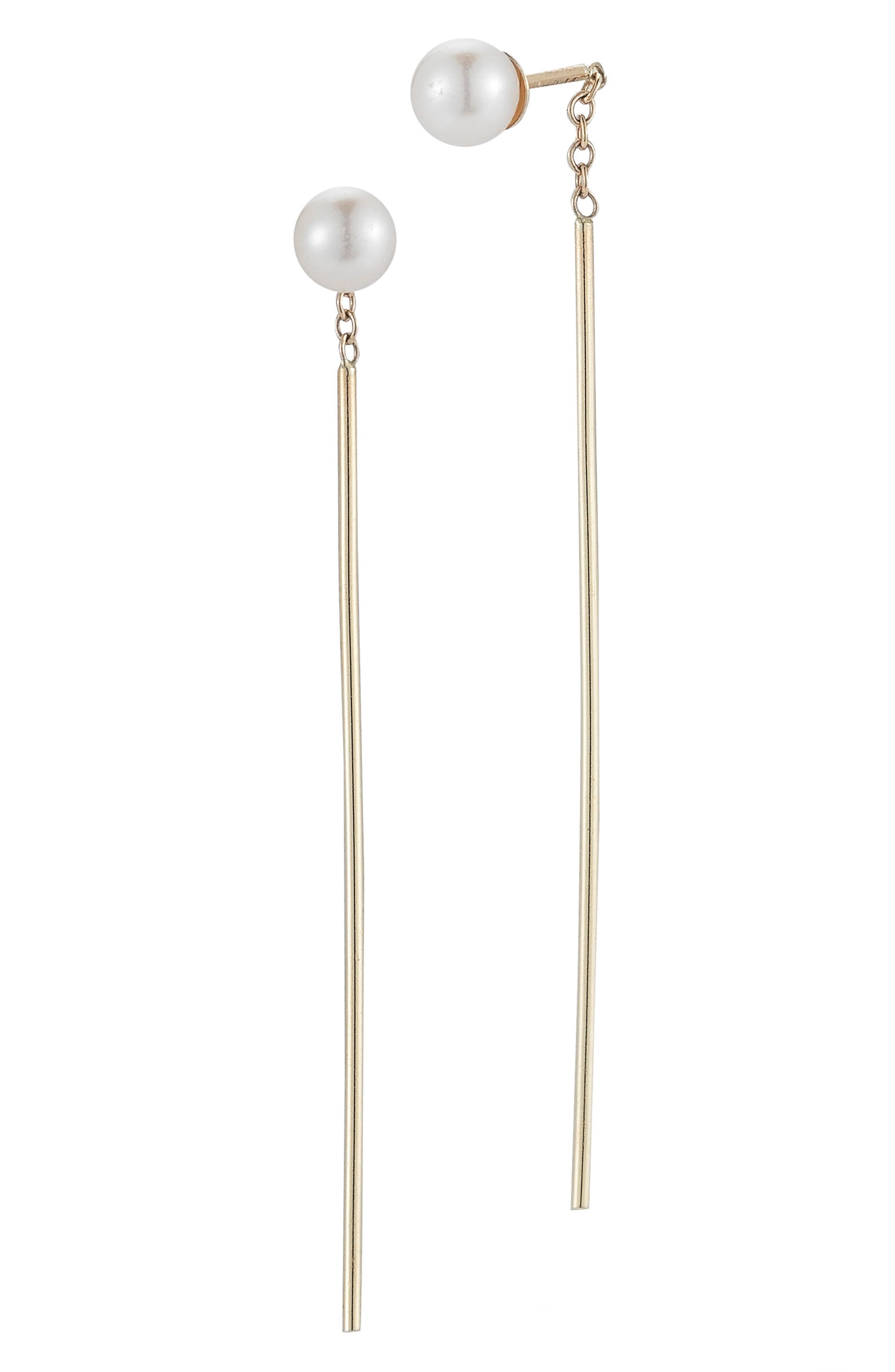 Mizuki pearl earrings Clearance