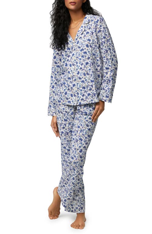BedHead Pajamas Print Stretch Organic Cotton Pajamas in Terrance Floral