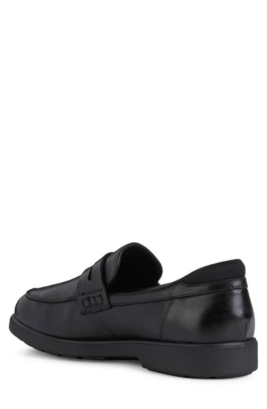 Geox Spherica Penny Loafer In Black | ModeSens