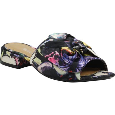 J. Renee Sattuck Slide Sandal, Black