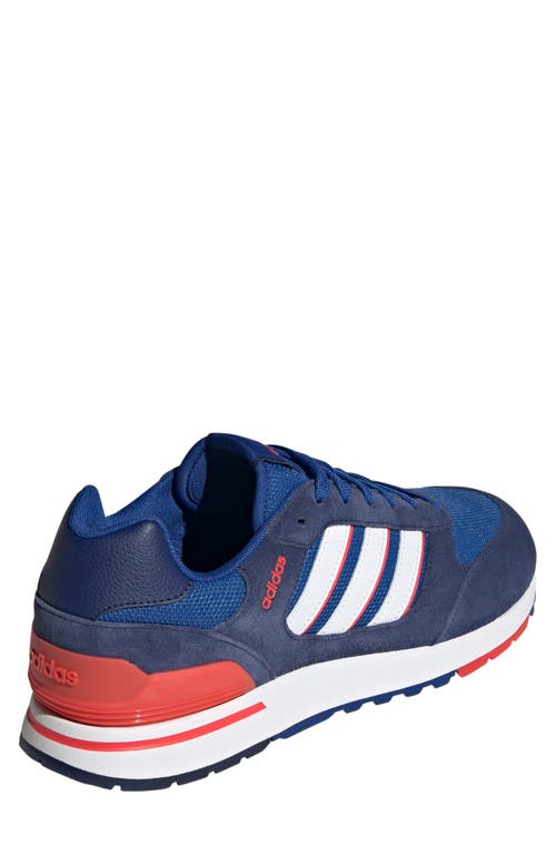 Shop Adidas Originals Adidas Run 80s Sneaker In Dark Blue/white/red