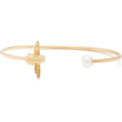 Olivia Burton Pearl Bee Bangle Bracelet