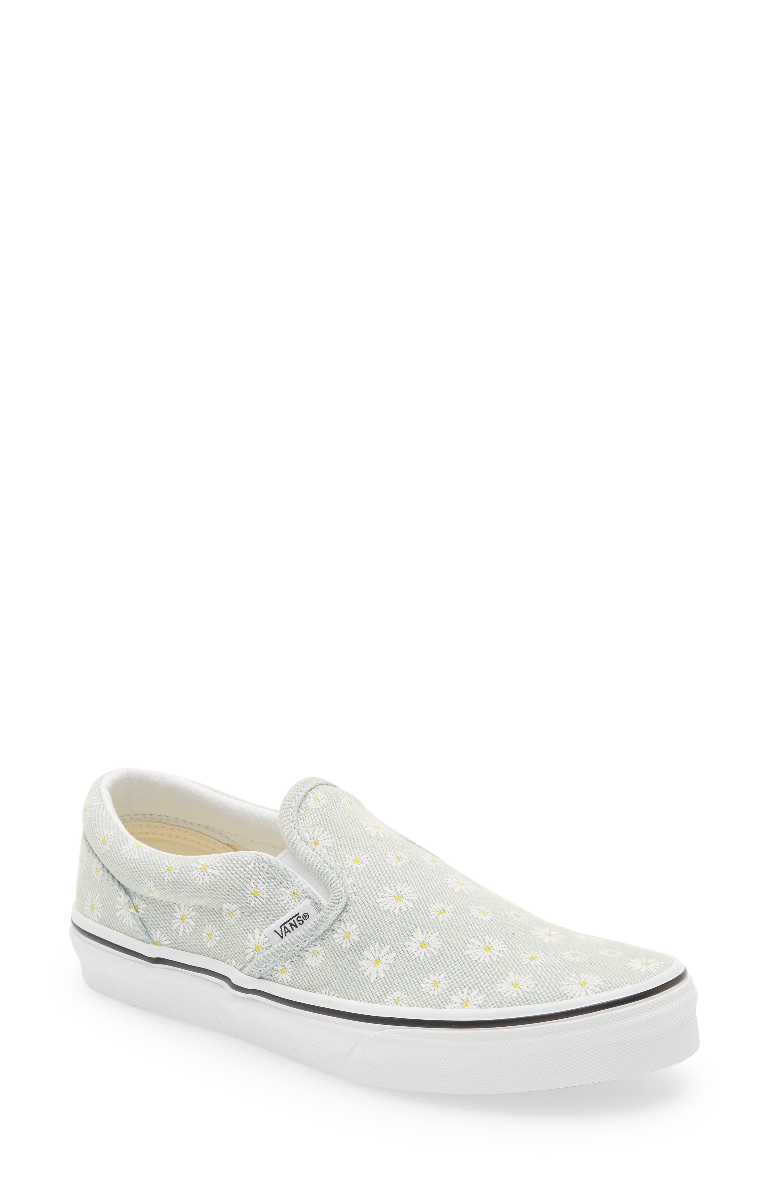 white slip on vans nordstrom