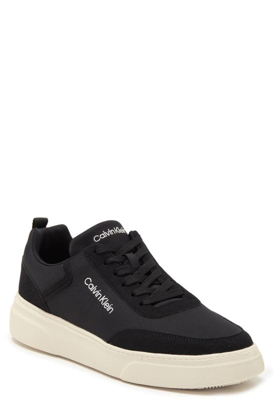 Shop Calvin Klein Petey Sneaker In Black