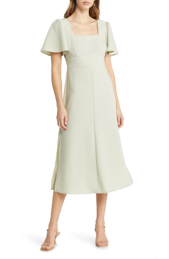 ZOE AND CLAIRE ZOE AND CLAIRE SQUARE NECK DRESS
