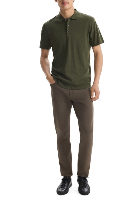 Shop Theory Bron D. Cosmos Polo In Hunter Green - Fkd