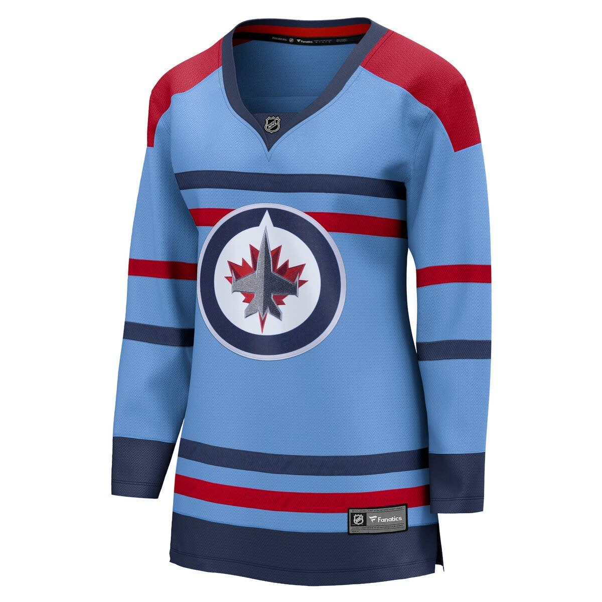 FANATICS Women's Fanatics Branded Light Blue Winnipeg Jets Anniversary Premier Breakaway Jersey