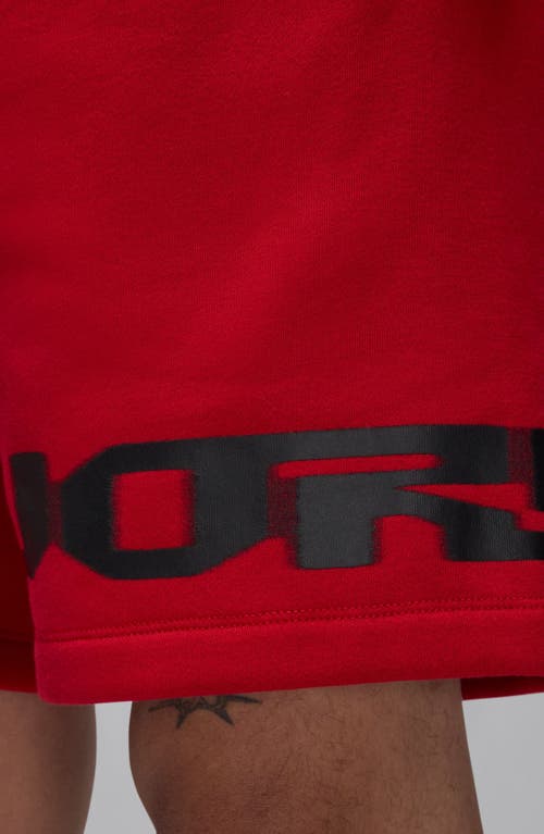 Shop Jordan Mvp Sweat Shorts In Gym Red