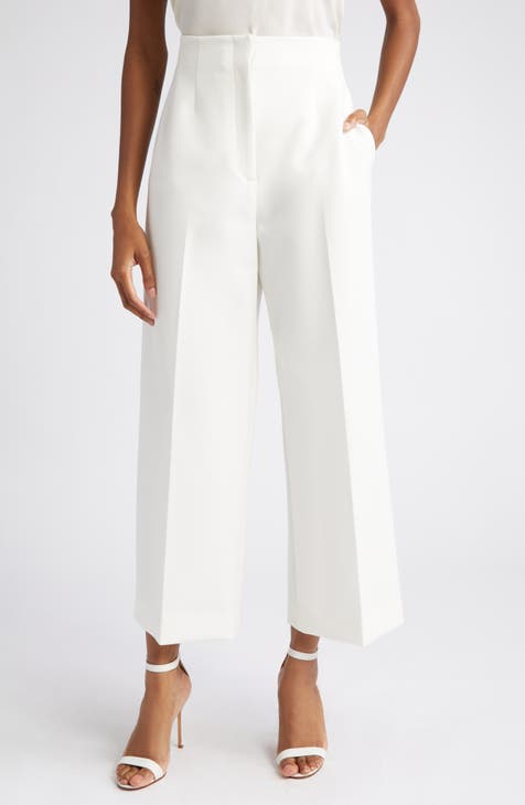 Women's Ivory Wide-Leg Pants | Nordstrom