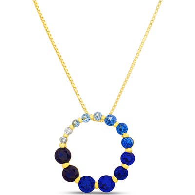 Lesa Michele Cubic Zirconia Pendant Necklace
