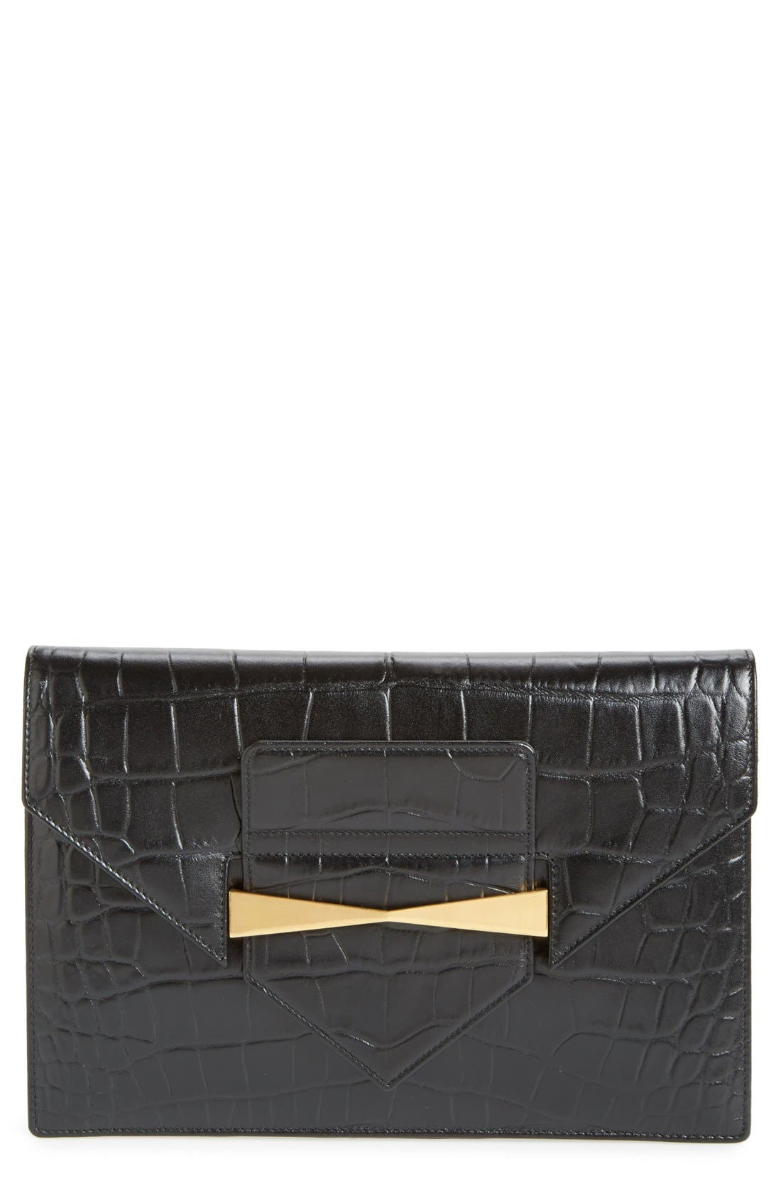 alexander mcqueen envelope clutch