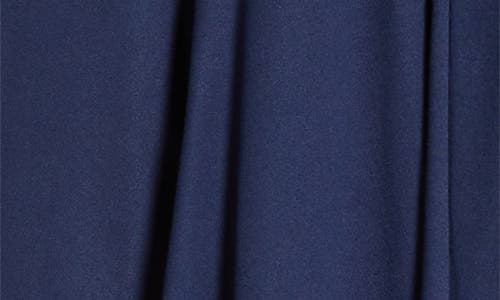 24seven Comfort Apparel Plus Size Elbow Length Open Front Cardigan Sweater In Navy