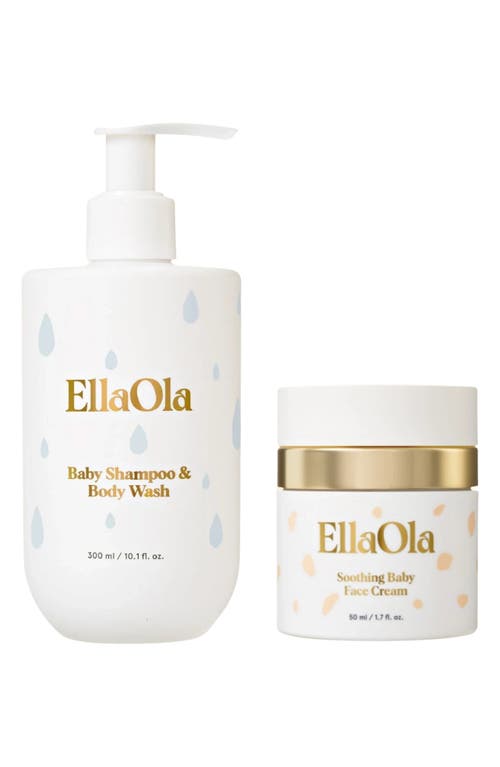 EllaOla The Wash & Face Duo Set in White at Nordstrom