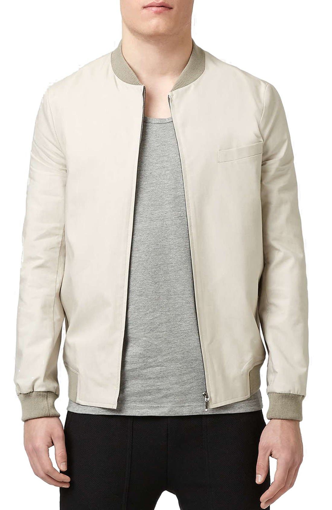 Topman Lightweight Cotton Bomber Jacket | Nordstrom