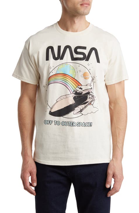 NASA Outer Space Cotton Graphic T-Shirt