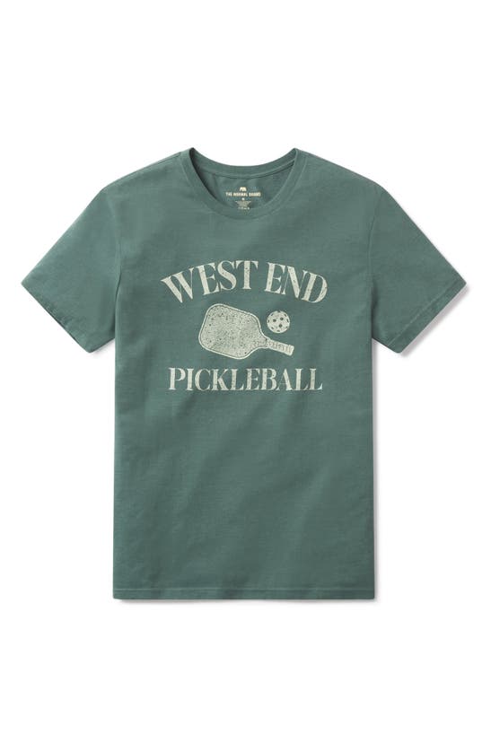 Shop The Normal Brand West End Pickleball Graphic T-shirt In Pine