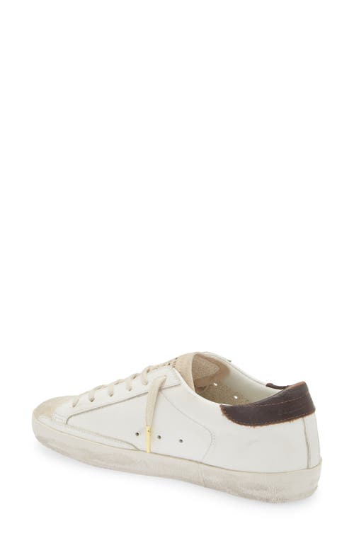 Golden Goose Super-star Low Top Sneaker In White/pearl