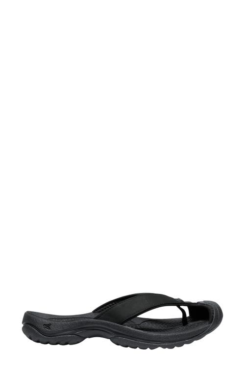 Keen Waimea Flip Flop In Black/ Black