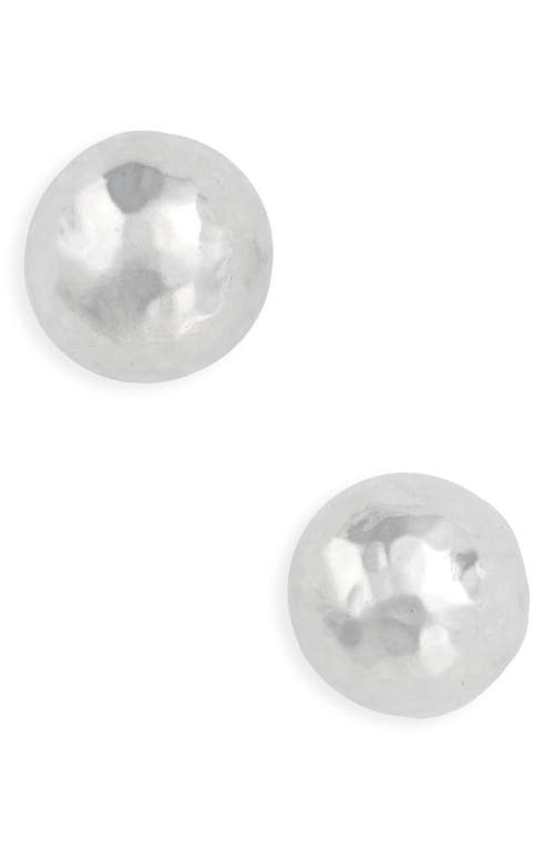 Ippolita Classico Half Ball Stud Earrings in Silver at Nordstrom