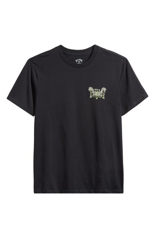 Billabong Lounge Graphic T-shirt In Black