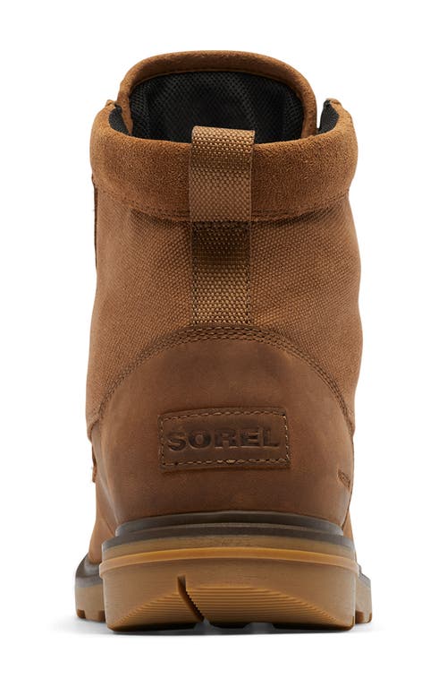 Shop Sorel Carson Moc Waterproof Boot In Velvet Tan/gum 2