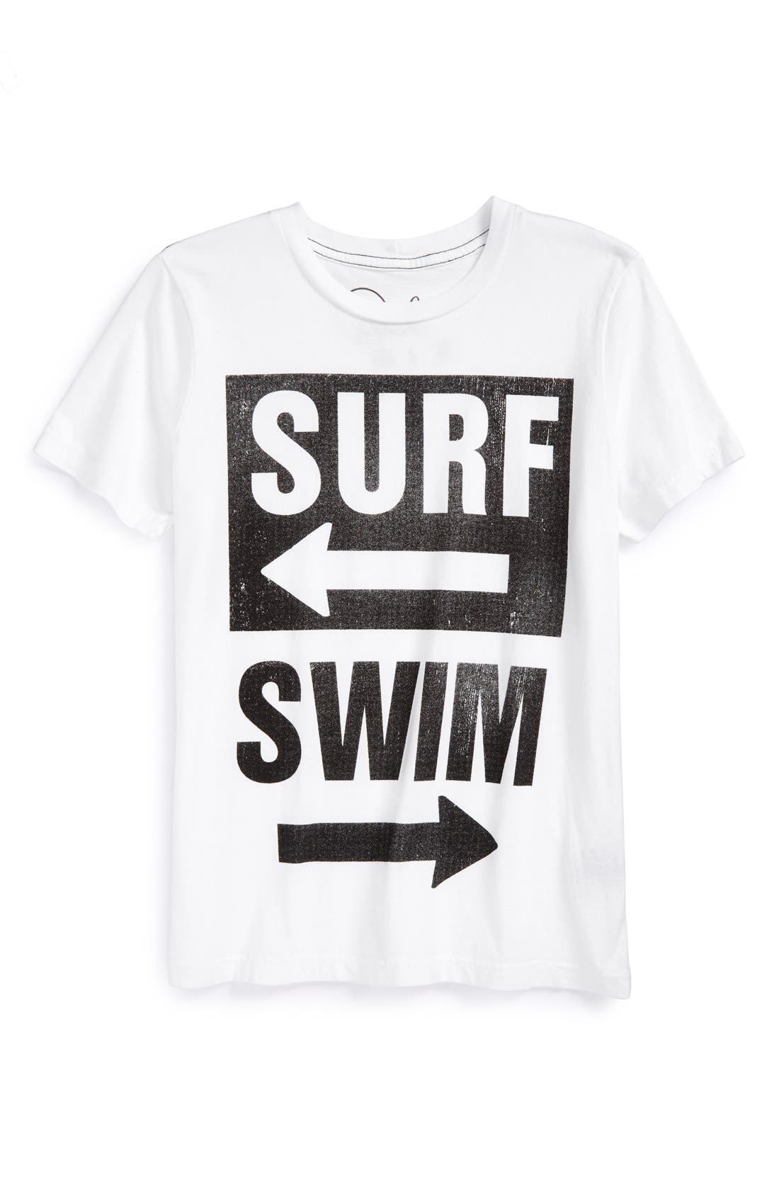 Peek 'Surf Swim' Graphic TShirt (Toddler Boys, Little Boys & Big Boys