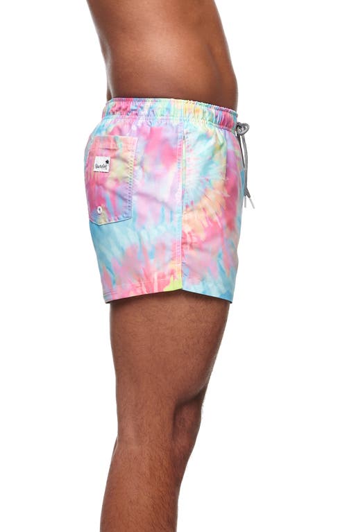 Boardies Spiral Tie Dye Iii Shortie Swim Trunks In Multi