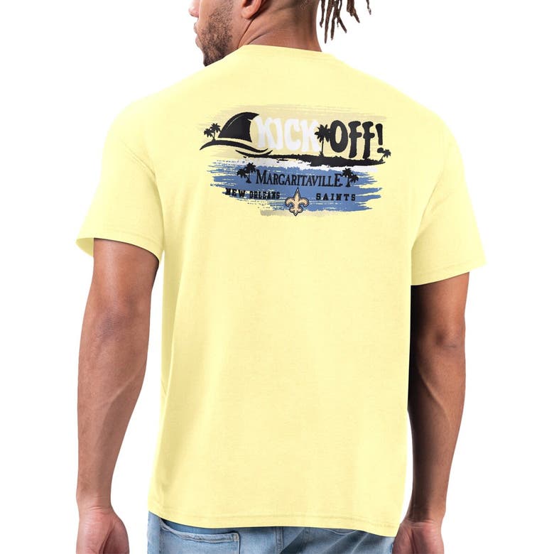 Shop Margaritaville Yellow New Orleans Saints T-shirt