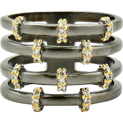 Freida Rothman Imperial Pave Cage Ring