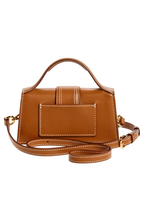 Shop Jacquemus Le Bambino Satchel In Light Brown 2