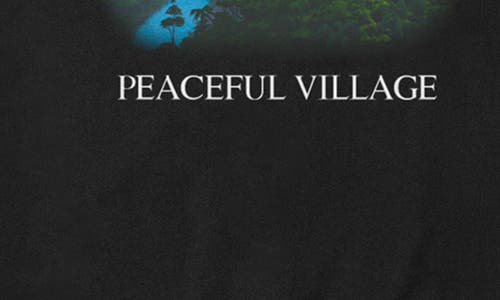 Museum Of Peace And Quiet Museum Of Peace & Quiet X Disney 'the Lion King' Quiet Village Cotton Graphic Sweatshirt In Black