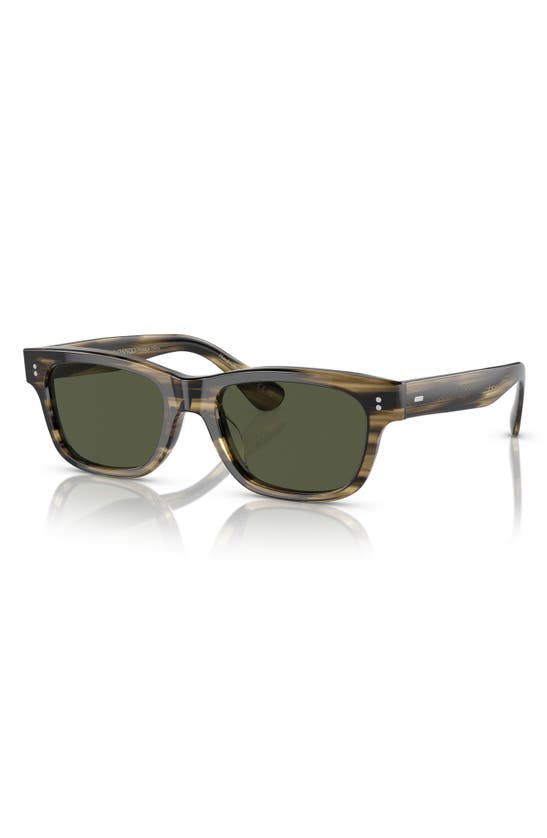 OLIVER PEOPLES OLIVER PEOPLES ROSSON SUN 53MM SQUARE SUNGLASSES 