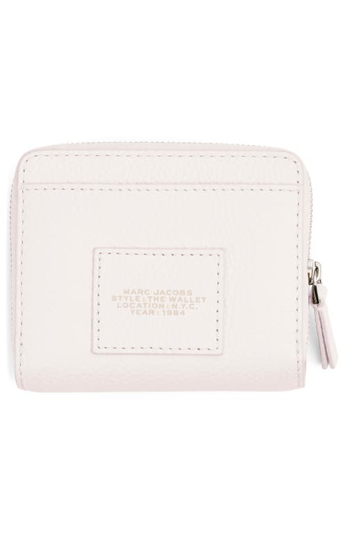 Shop Marc Jacobs The Mini Leather Compact Wallet In Cotton