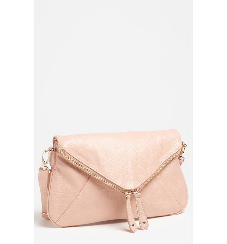 Street Level Double Zip Faux Leather Crossbody Bag | Nordstrom
