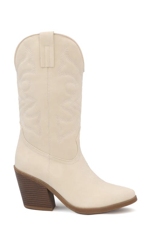 Yoki Gilard Western Boot In Bone