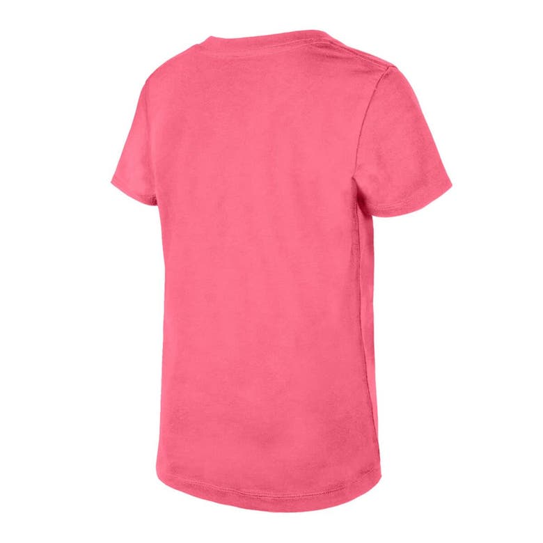 Shop New Era Girls Youth  Pink San Diego Padres Sequin V-neck T-shirt