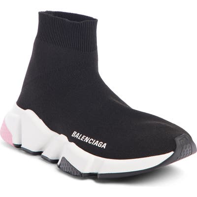 Balenciaga Speed Mid Sneaker, Black