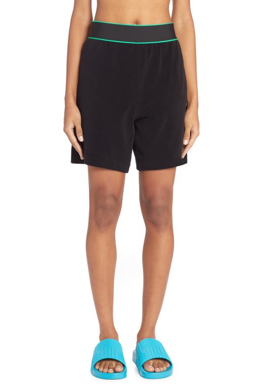 Bottega Veneta Towelling Jersey Shorts in Black